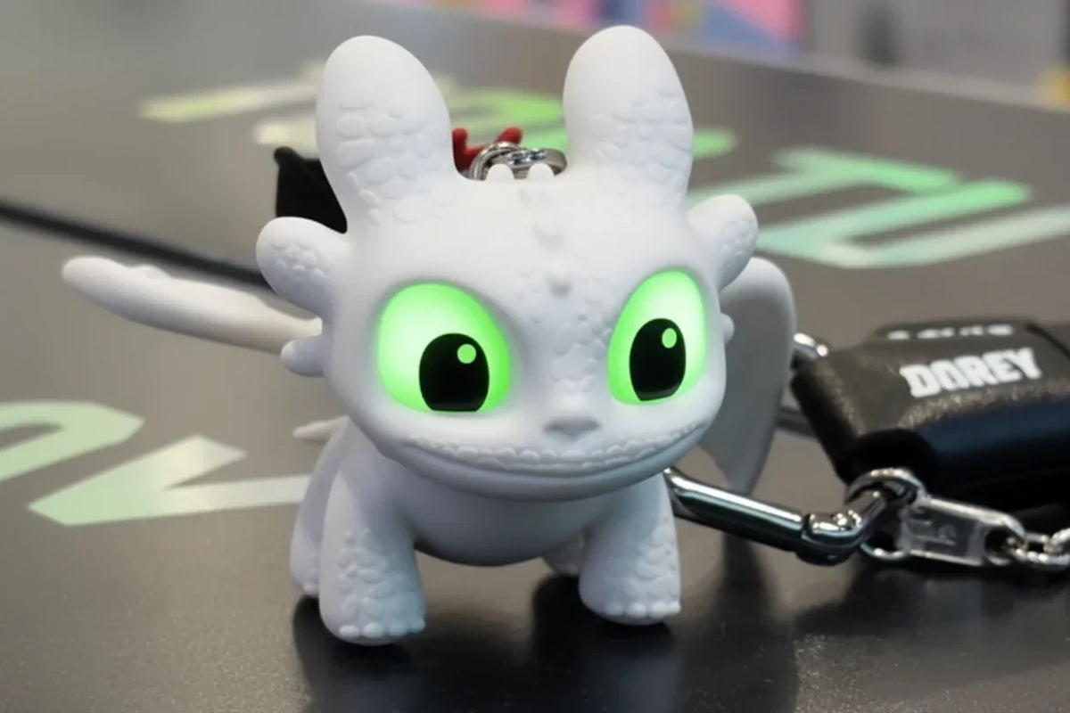 Mini Dragon Lighting Keychain with Moving Wings – Limited Edition (Pack of 2)