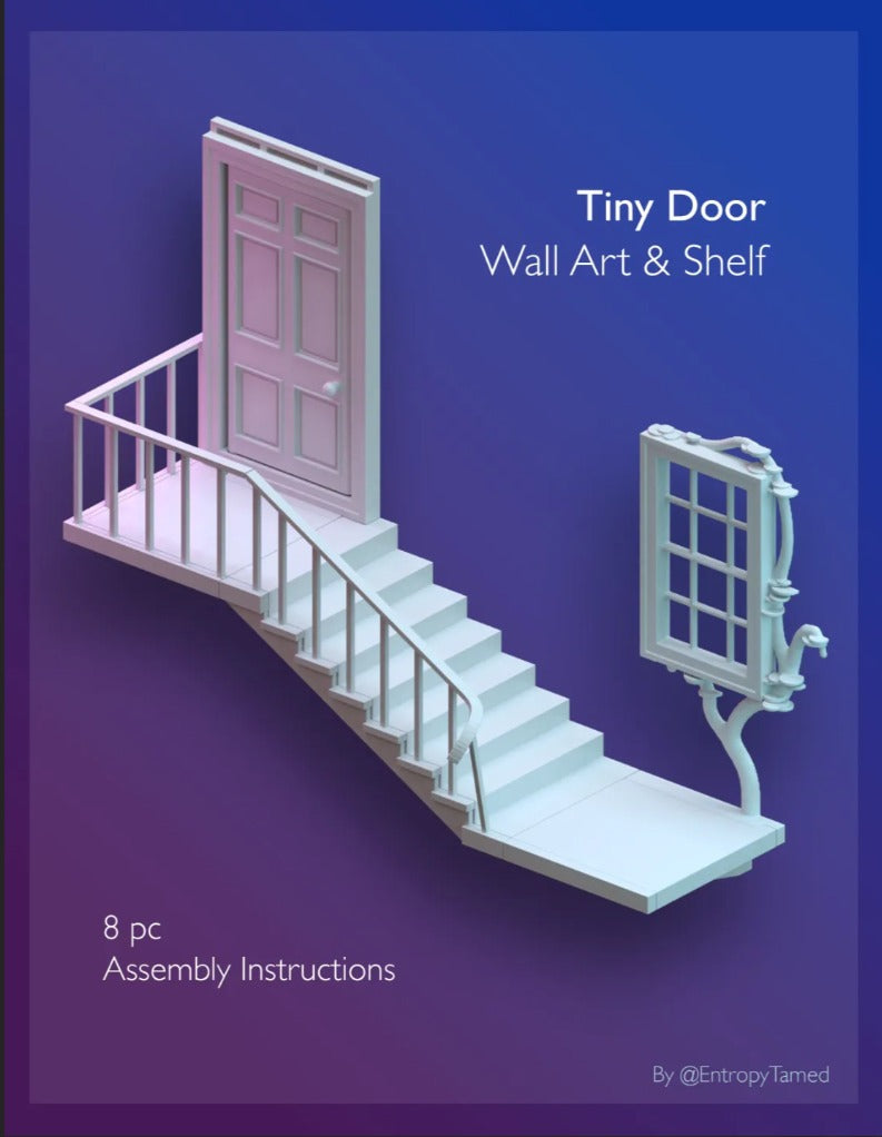Enchanted Fairy Door Wall Shelf Decor – Magical Home Accent