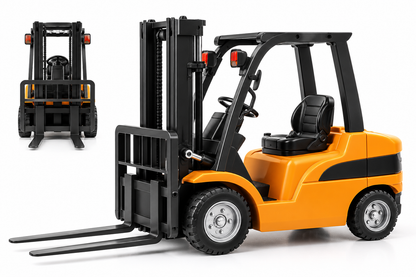 11-Channel RC Forklift Truck – 1:24 Scale Construction Toy with Lights & Sound