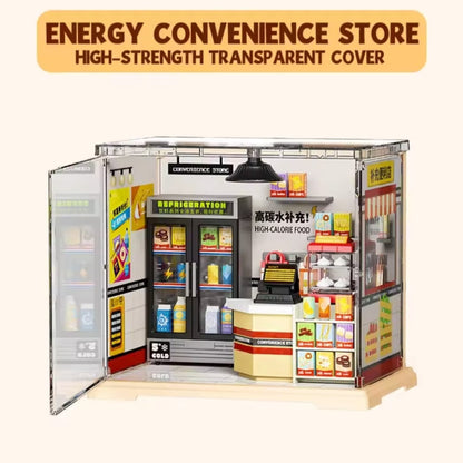 Miniature House Making Kit – DIY Handcrafted Dollhouse with LED Lights & Furniture